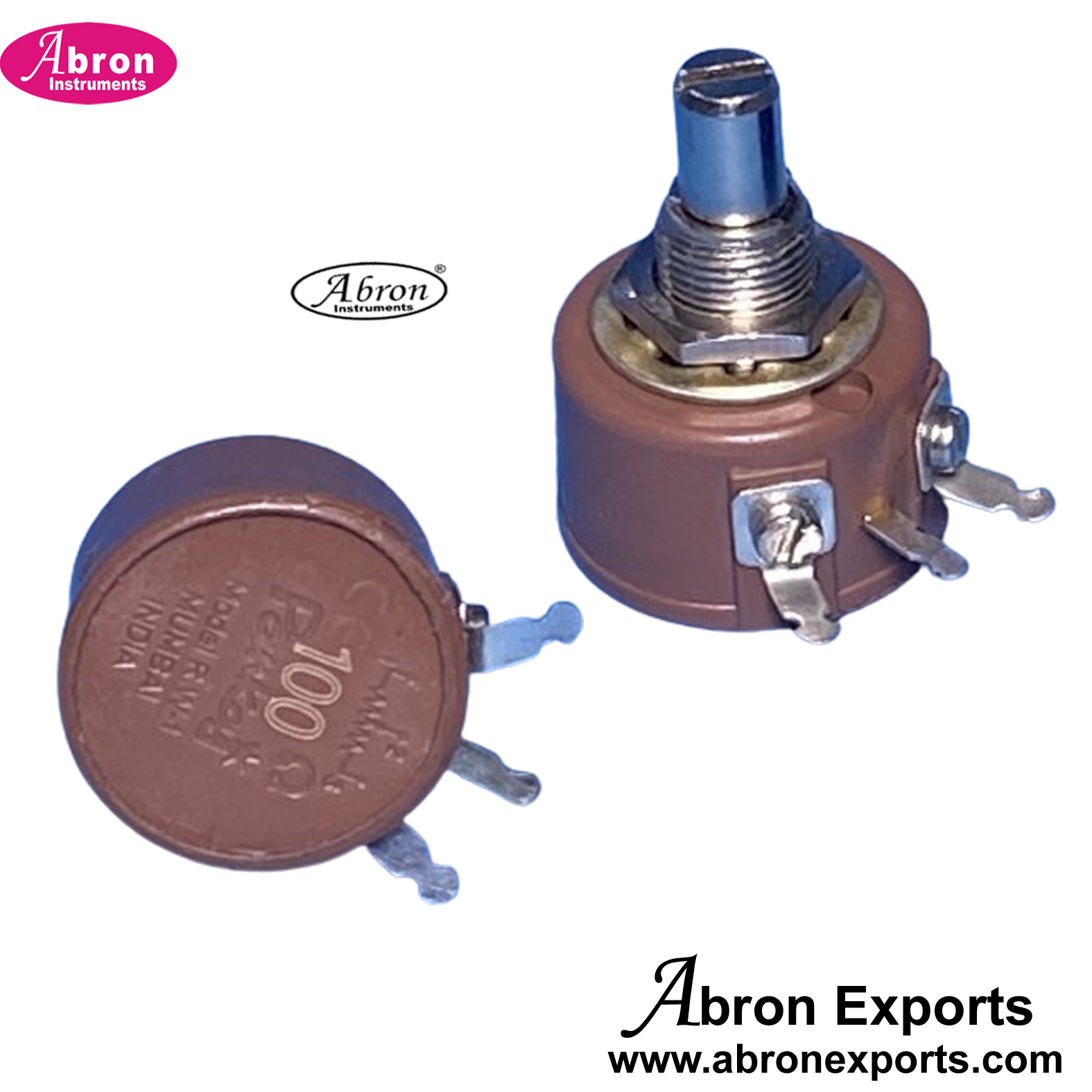 Electronic Component Spare Potentiometer knob 100 Ohms or other say 500 Ohms 100pc Abron AE-1224PT1H 